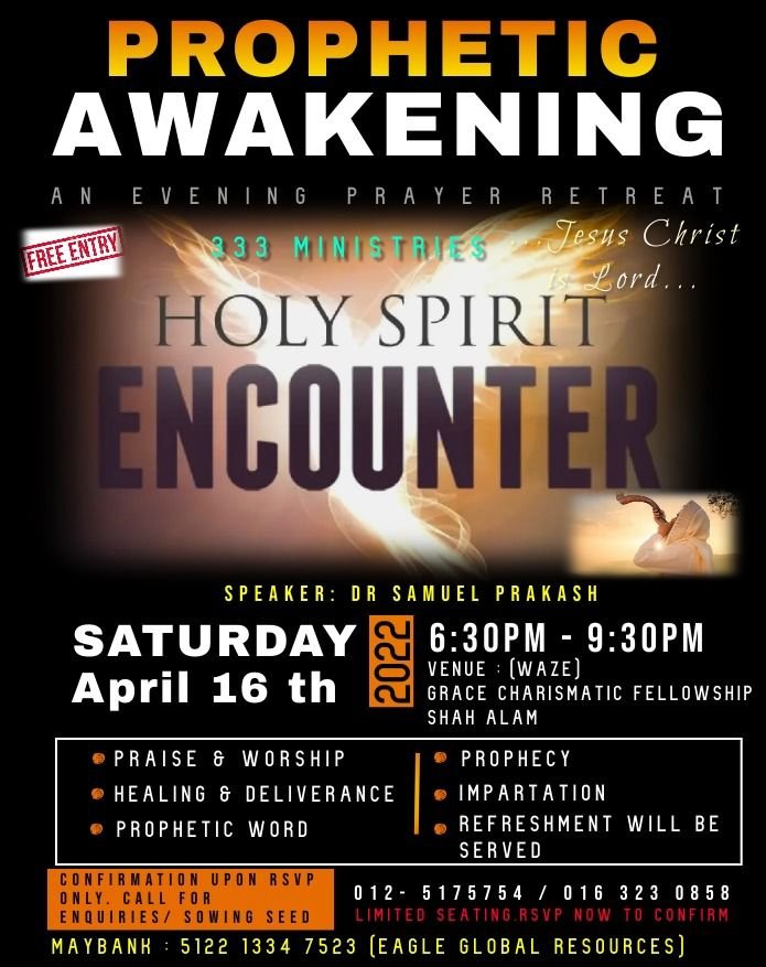 Event - 333 Ministries Holy Spirit Encounter 2022 (Revival Meeting)